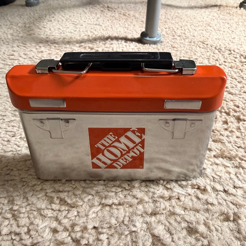 Home Depot metal tool box